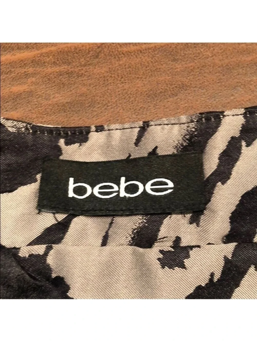 bebe gray black